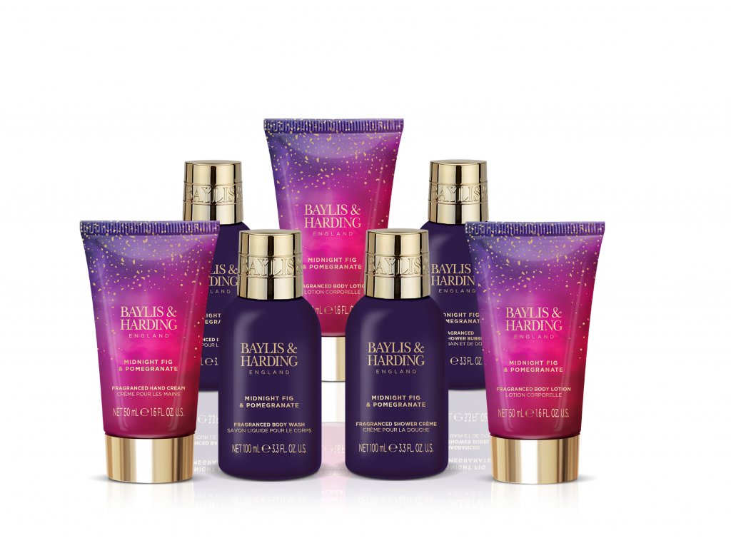 Baylis & Harding Dárková sada péče o tělo - Fík a granátové jablko