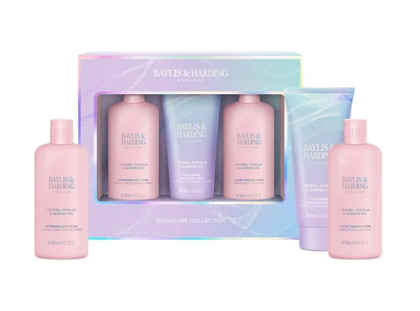 Baylis & Harding Holografická sada péče o tělo - Jojoba, vanilka a mandlový olej
