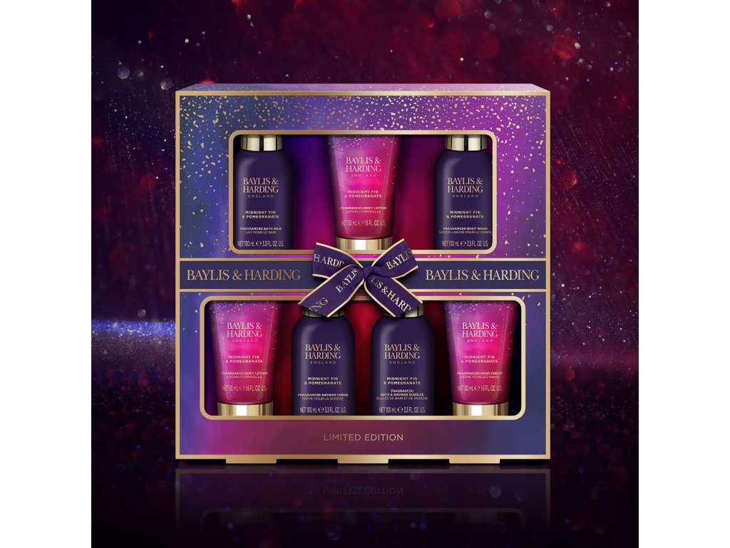Baylis & Harding Dárková sada péče o tělo - Fík a granátové jablko