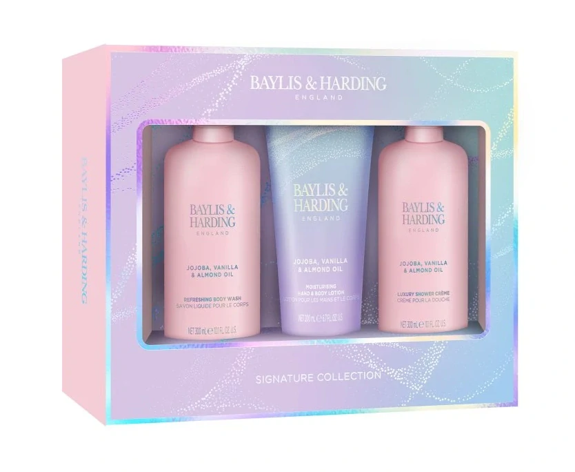 Baylis & Harding Holografická sada péče o tělo - Jojoba, vanilka a mandlový olej